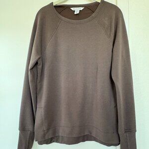Athleta Long-Sleeve Crew‎ Neck Lightweight Sweatshirt in Mauve, Size XS